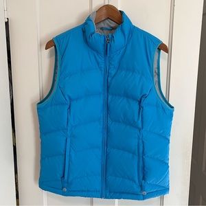L. L. Bean sky blue down vest. EUC